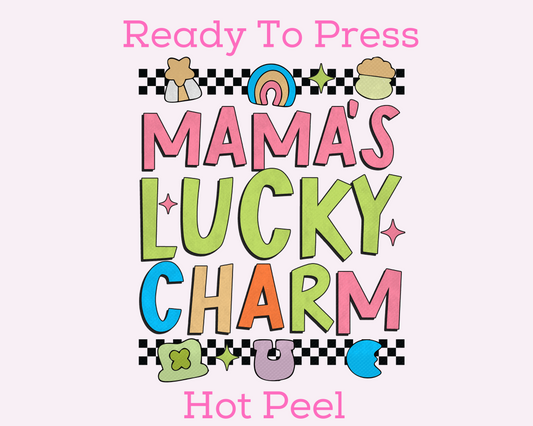 Mama's Lucky Charm St. Patrick's Day DTF TRANSFER or UV DTF STICKER