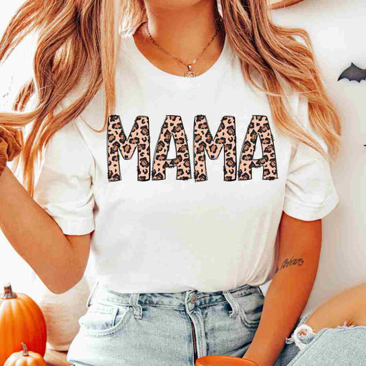 Leopard Mama DTF TRANSFER or UV DTF STICKER DECAL