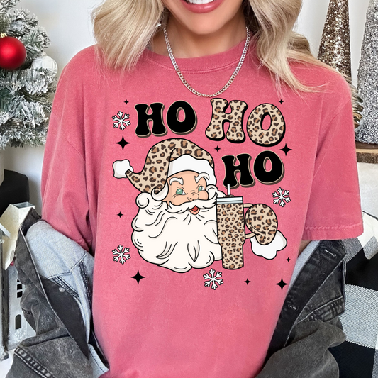 Ho Ho Ho Santa (Leopard) DTF TRANSFER