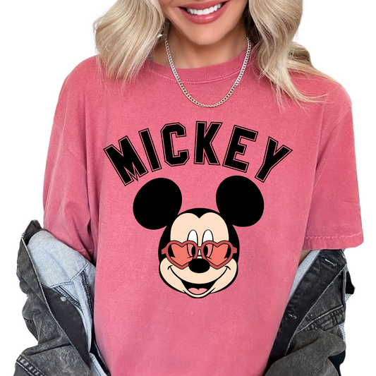 Mickey Valentine's Sunglasses Disney DTF TRANSFER