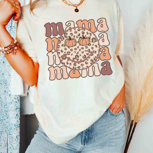 Pumpkin Leopard Mama DTF TRANSFER