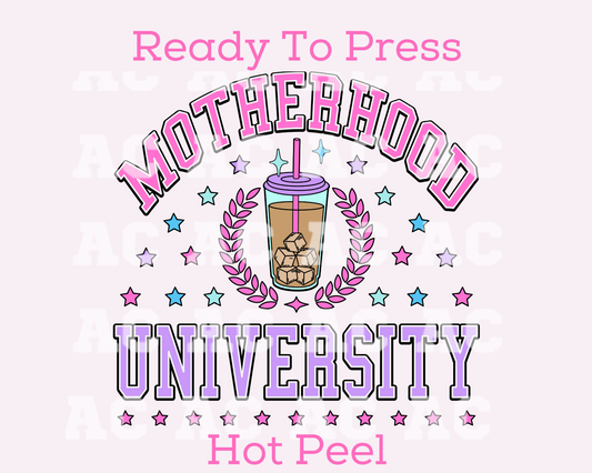 Motherhood University DTF TRANSFER