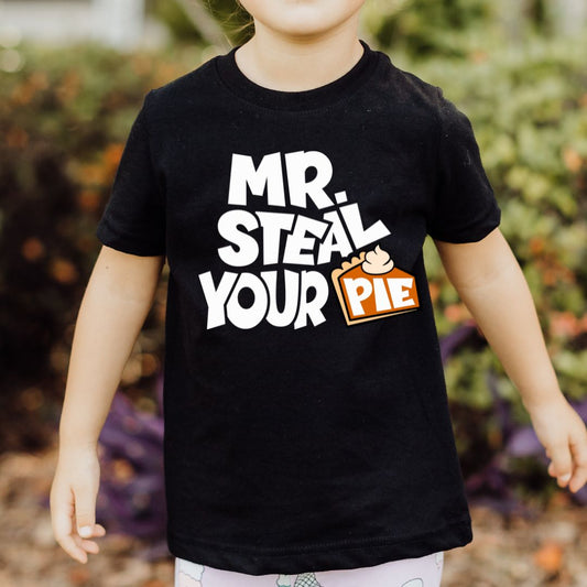 Mr. Steal Your Pie (White) DTF TRANSFER