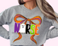 Halloween Bow Nurse DTF TRANSFER or UV DTF STICKER DECAL