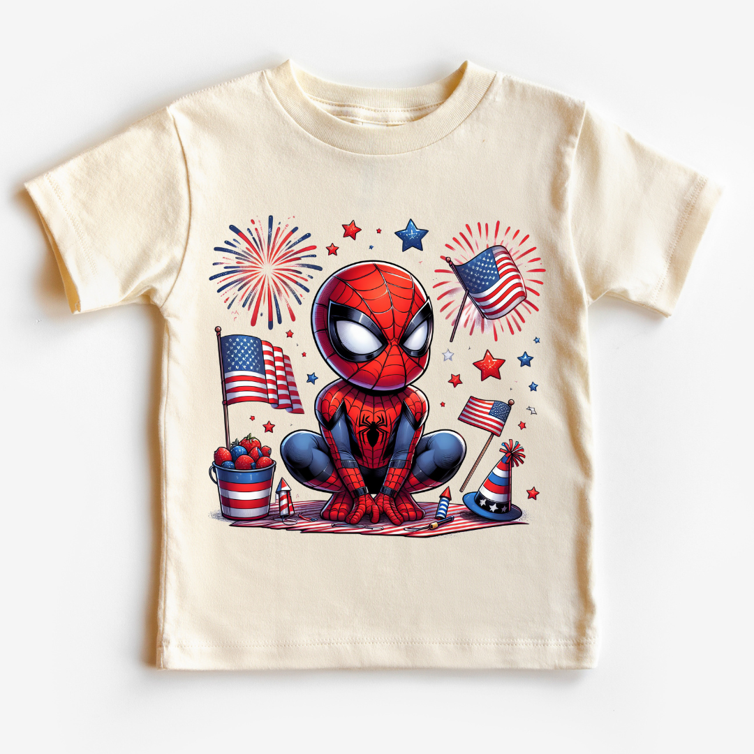 Patriotic Spiderman Disney DTF TRANSFER