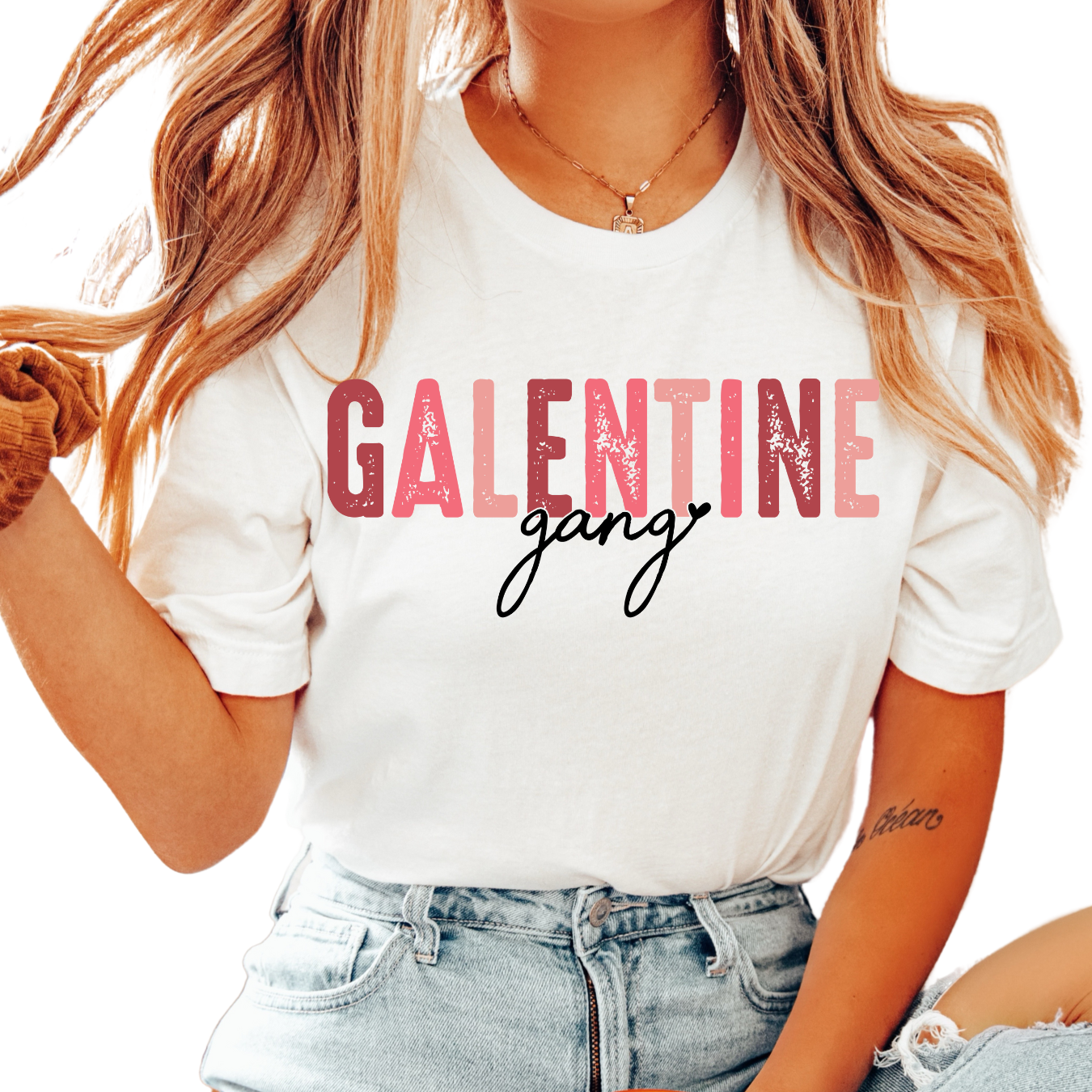 Galentine Gang (Distressed) Valentines Day DTF TRANSFER