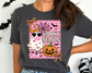 Ghost Spooky Season Card Stamps Halloween DTF TRANSFER or UV DTF STICKER DECAL