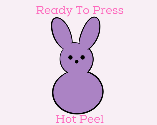 Purple Peep Easter DTF TRANSFER