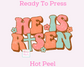 He Is Risen (Distressed) Religious Easter DTF TRANSFER