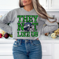 Seahawks They Not Like Us (Faux Embroidery) (Faux Sequins) Football DTF TRANSFER