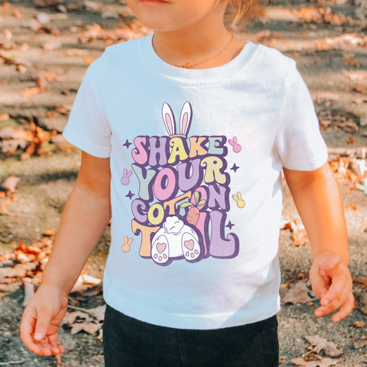 Shake Your Cotton Tail Easter DTF TRANSFER or UV DTF STICKER or UV DTF STICKER