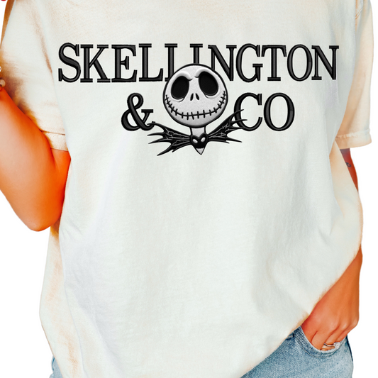 Skellington & Co Disney Halloween DTF TRANSFER