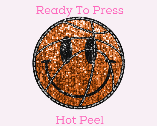 Faux Sequins Basketball DTF TRANSFER