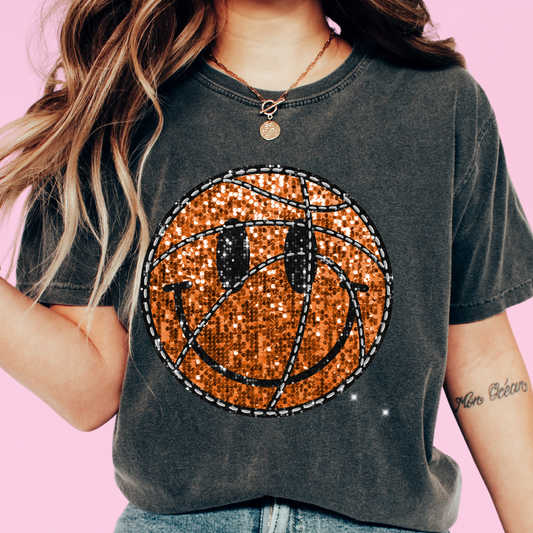 Faux Sequins Basketball DTF TRANSFER