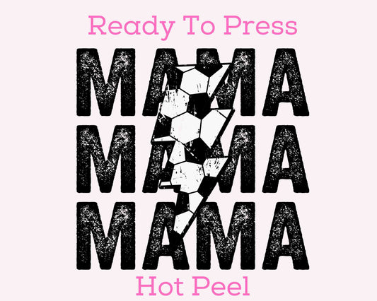 Soccer Mama Bolt DTF TRANSFER or UV DTF STICKER DECAL