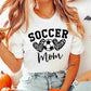 Soccer Mom Leopard Hearts (Black) DTF TRANSFER or UV DTF STICKER DECAL