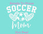 Soccer Mom Leopard Hearts (White) DTF TRANSFER
