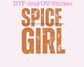 Spice Girl Fall DTF TRANSFER