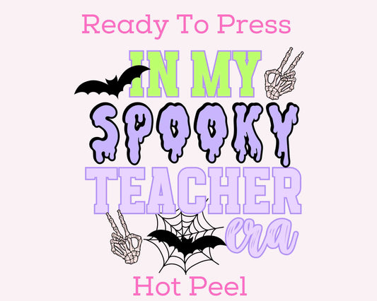Spooky Teacher Era DTF TRANSFER