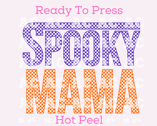 Spooky Mama (Vans) DTF TRANSFER or UV DTF STICKER DECAL