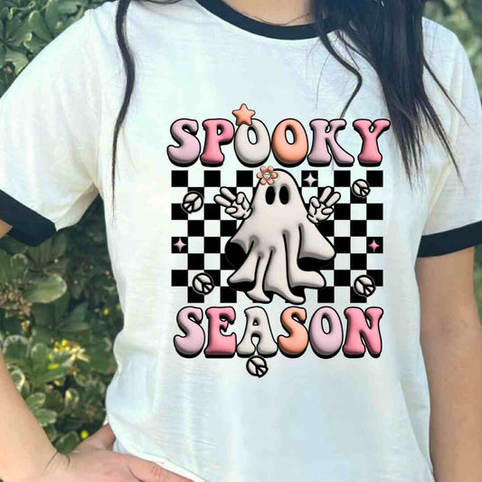 Spooky Hippie Ghost Season DTF TRANSFER