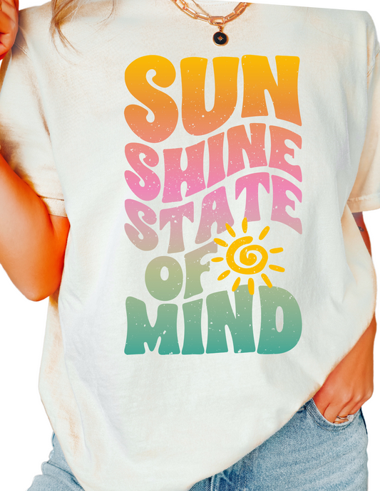 Sunshine State of Mind Summer DTF TRANSFER or UV DTF STICKER
