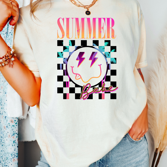 Summer Babe Summer DTF TRANSFER or UV DTF STICKER