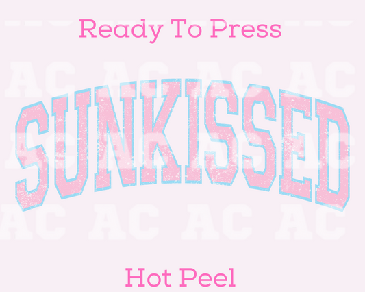 Sunkissed (Distressed) DTF TRANSFER or UV DTF STICKER