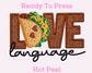 Love Tacos DTF TRANSFER or UV DTF STICKER DECAL