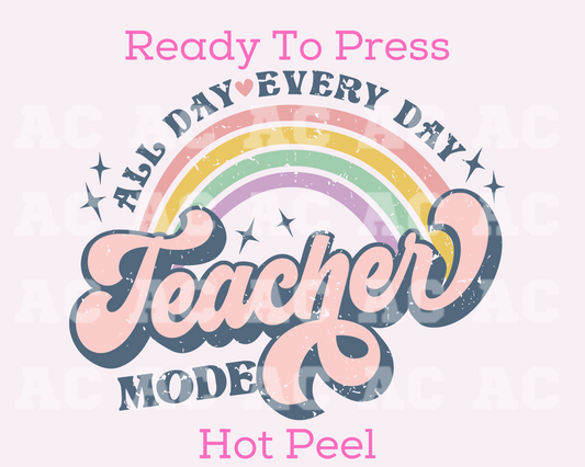 Teacher Mode DTF TRANSFER