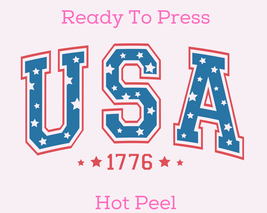 USA 4th of July DTF TRANSFER or UV DTF STICKER