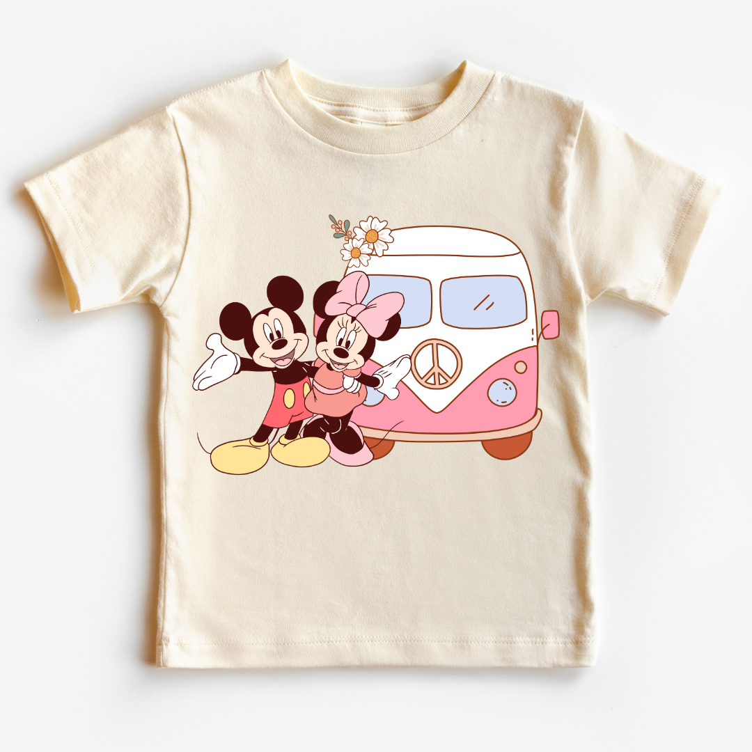 Mickey And Minnie Travel Van Disney Travel DTF TRANSFER