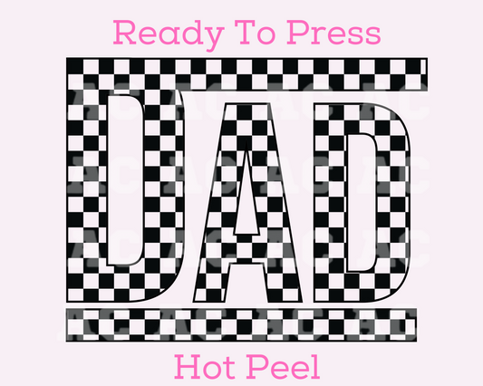 Vans Dad (Black) DTF TRANSFER or UV DTF STICKER