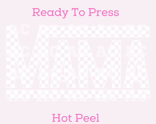 Vans Mama (White) DTF TRANSFER or UV DTF STICKER DECAL