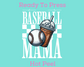 Baseball Mama Coffee Baseball DTF TRANSFER