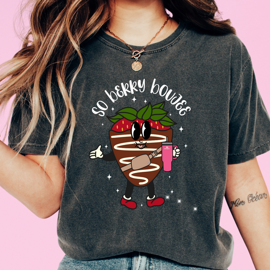 So Berry Boujee (White) Valentine's Day DTF TRANSFER