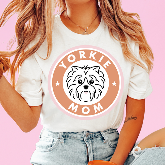 Yorkie Dog Mom DTF TRANSFER