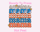 American Mama (Distressed) Patriotic Mom DTF TRANSFER