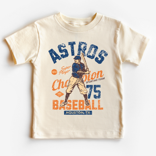 Distressed Astros Baseball DTF TRANSFER