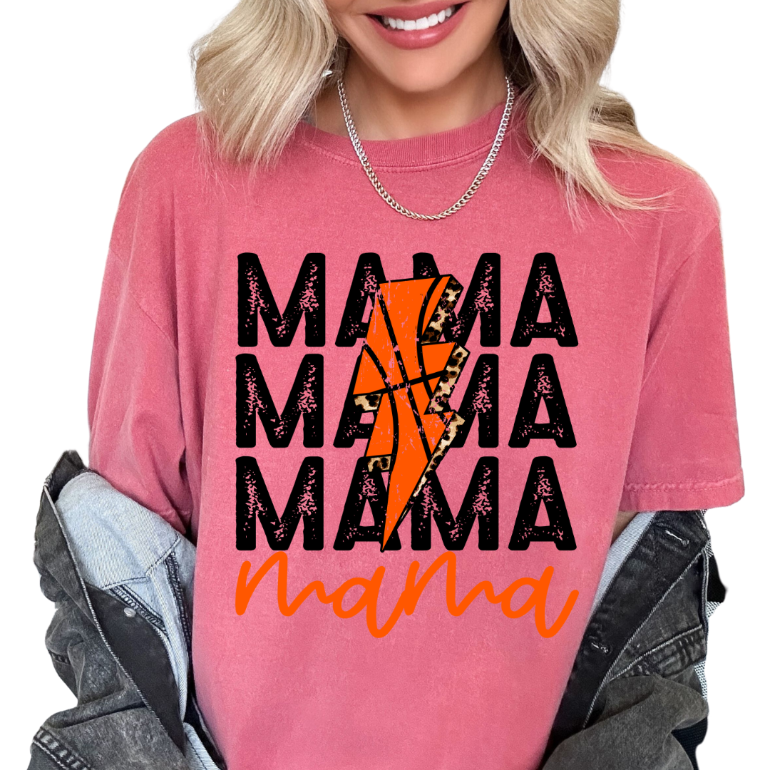 Basketball Mama (Distressed) Basketball Mom DTF TRANSFER