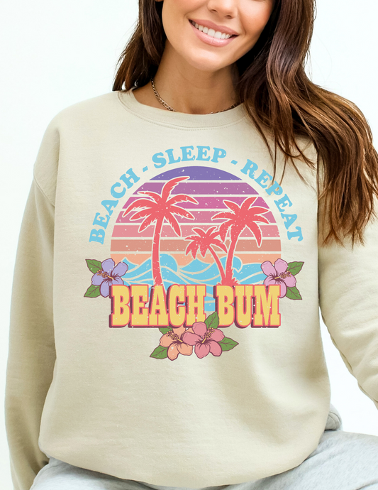 Beach Bum Summer DTF TRANSFER