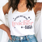 Living My Best Teacher Life Teacher DTF TRANSFER or UV DTF STICKER DECAL