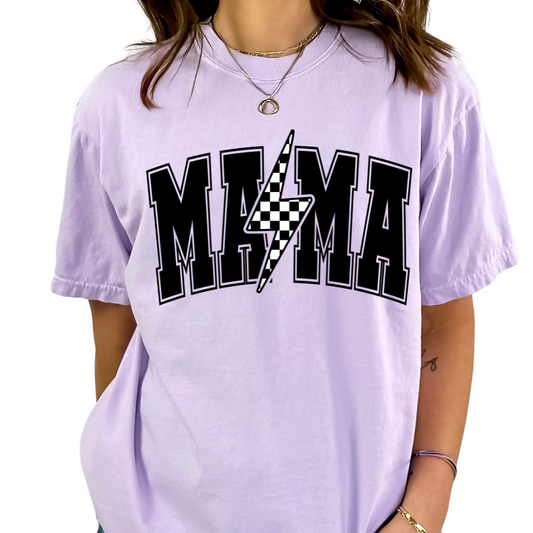 Varsity Mama (Black) Mom DTF TRANSFER