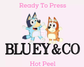 Bluey & Co Bluey DTF TRANSFER