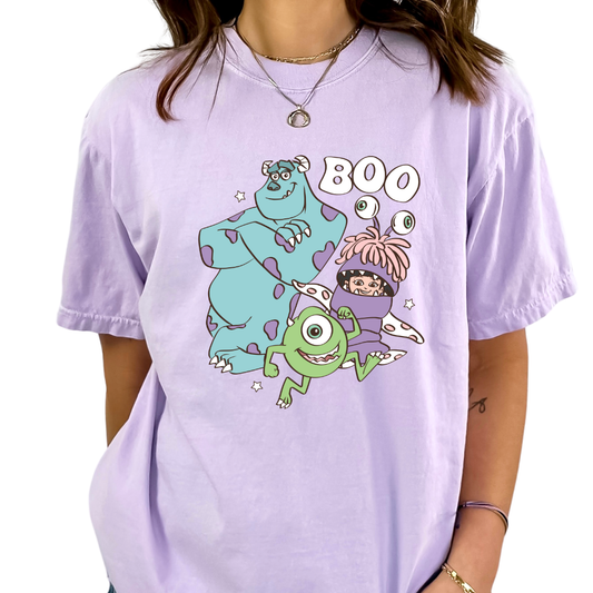 Boo Monsters Inc Friends Disney Halloween DTF TRANSFER