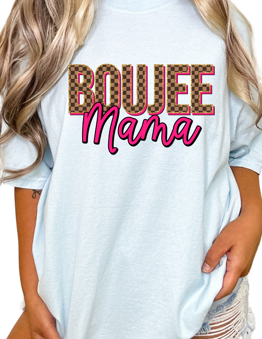 Boujee Mama DTF TRANSFER or UV DTF STICKER DECAL
