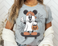 Magical Halloween Boy M0use Ghost Friends DTF TRANSFER or UV DTF STICKER
