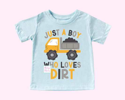 Boy Construction DTF TRANSFER or UV DTF STICKER DECAL