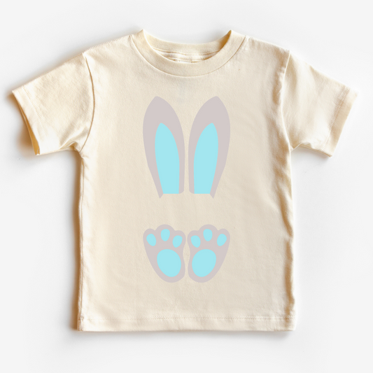 Blue Boy Bunny Easter DTF TRANSFER or UV DTF STICKER