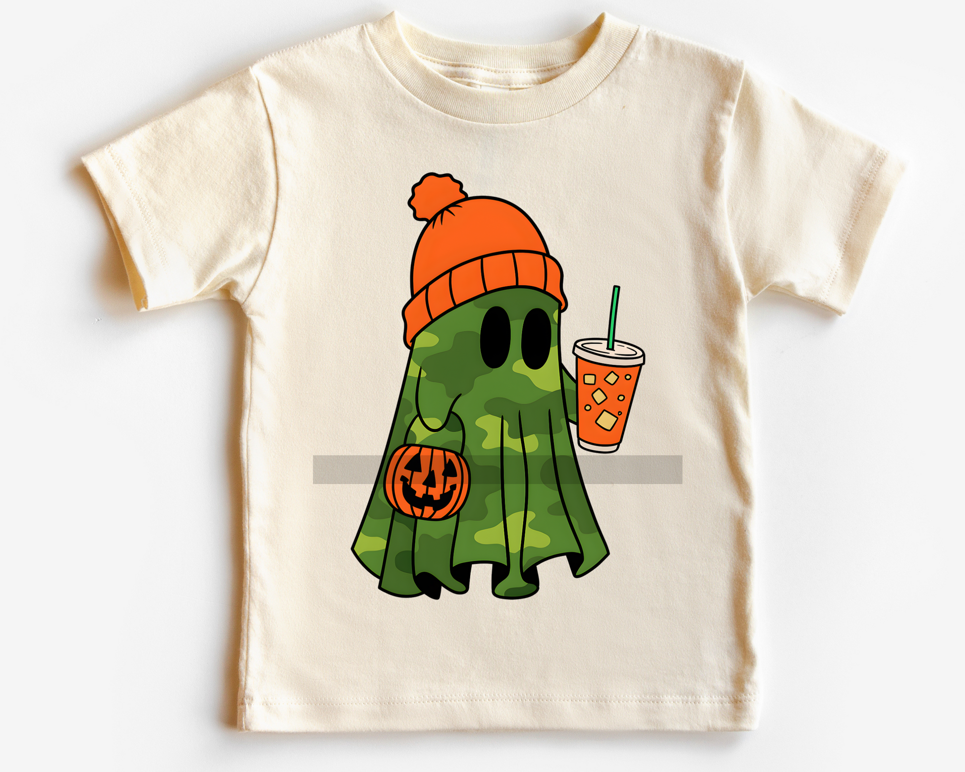 Camo Boy Ghost Halloween DTF TRANSFER